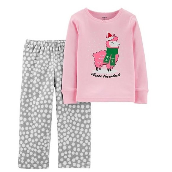 Carter's Other - Carter's - fleece Navidad 2 pc pajama set